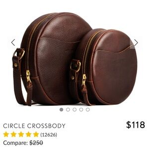 Portland Leather Brown Crossbody Bag